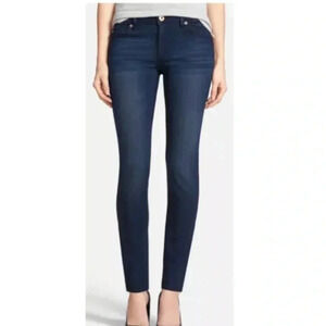 Women DL1961 dark Blue Emma Berlin Stretch Skinny Legging Denim Jeans Sz 27 EUC